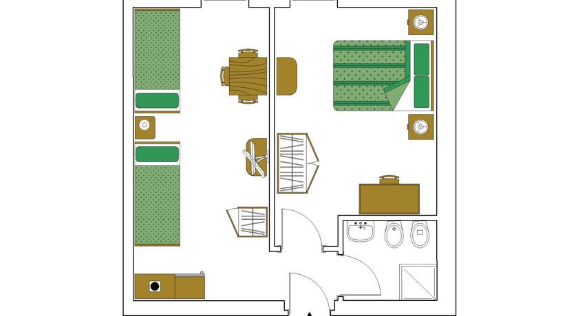 Hotel Elbele Garni Folgaria Quarto foto